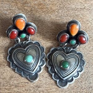 Don Lucas Signed Sterling Earrings